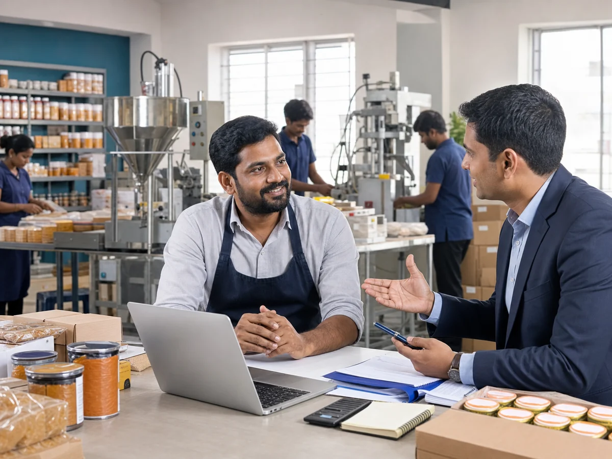 Indian small manufacturer discussing MSME Udyam Registration