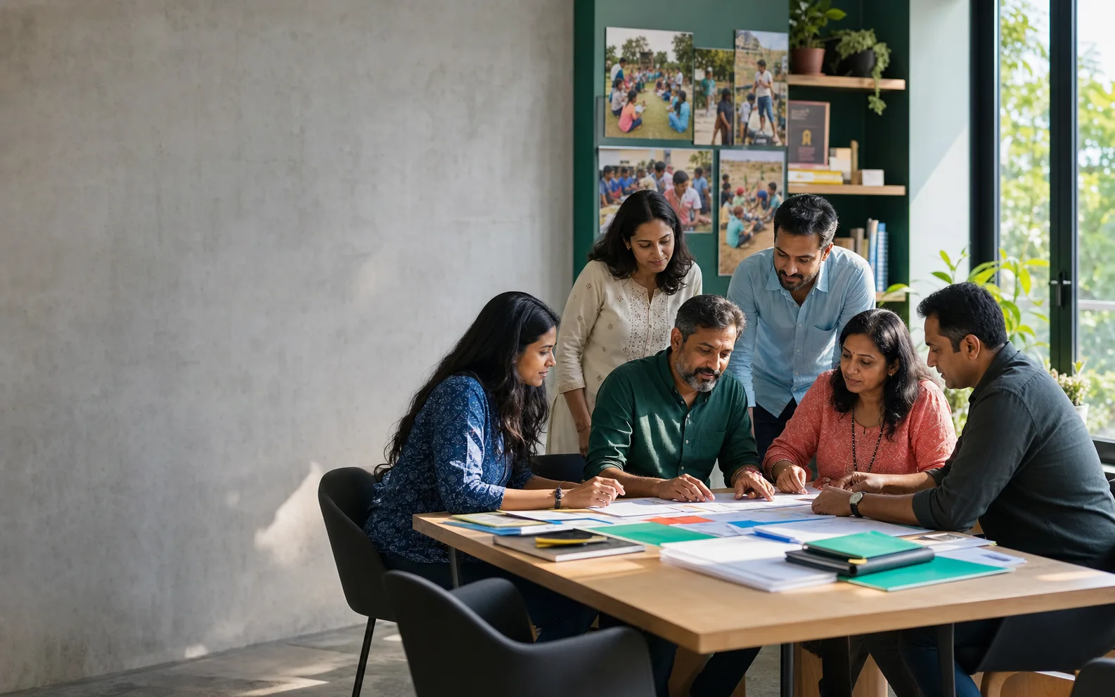 Indian nonprofit leaders planning NGO governance and community programmes